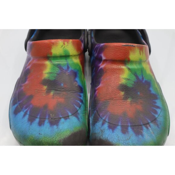 Tie-Dye Crocs Classic Clogs Womens Size W11 M9 Rainbow Colors  Casual Shoes - Picture 5 of 8